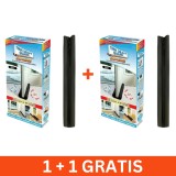 Garnitura Etansare Usa/Fereastra 95cm, 1+1 GRATIS! Izolare Termica, Antifonic, Praf, Insecte. Cauciuc+Spuma, Impermeabila. Usor de Instalat