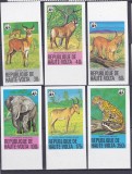 DB1 Fauna Africana Volta Superioara 1979 WWF NDT Rara 6 v. MNH, Nestampilat