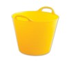 Galeata profesionala Dekor, pentru mortar, cauciuc elastic, 25 l, 400 x 270 x 310 mm