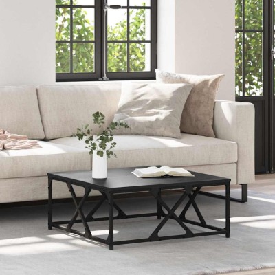 vidaXL Masă de cafea Stejar negru 70 x 70 x 30 cm Lemn compozit 882774 foto