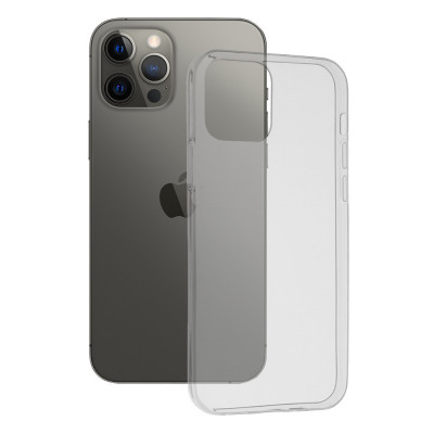 Husa silicon iPhone 12 Pro Max Transparent foto