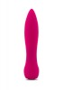 Vibrator Bobbii Power Flex Bullet, 69 Moduri Vibratii, Silicon, USB, Fuchsia, 13 cm