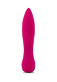 Vibrator Bobbii Power Flex Bullet, 69 Moduri Vibratii, Silicon, USB, Fuchsia, 13 cm