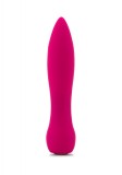 Vibrator Bobbii Power Flex Bullet, 69 Moduri Vibratii, Silicon, USB, Fuchsia, 13 cm