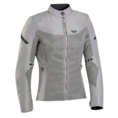 Geaca (jacheta) motociclete femei Racing/Roadster Ixon vara model Fresh LS culoare: greige (gri), XL