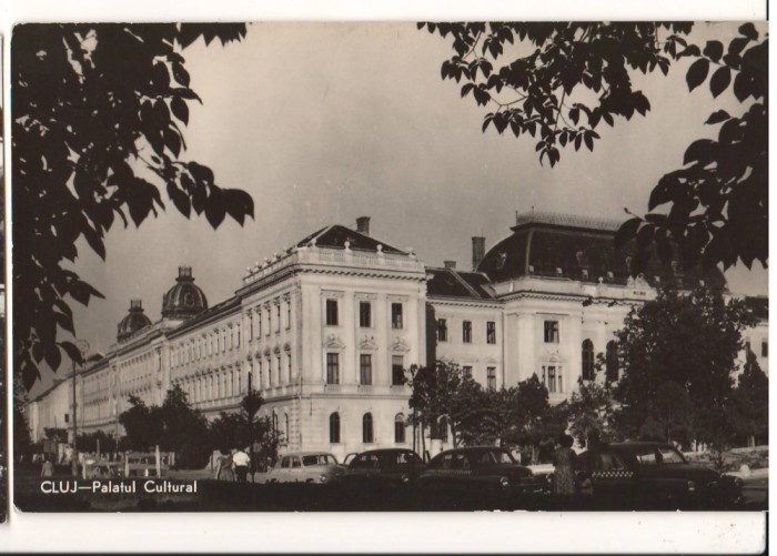CPIB 22147 - CARTE POSTALA - CLUJ. PALATUL CULTURAL, RPR, NECIRCULATA
