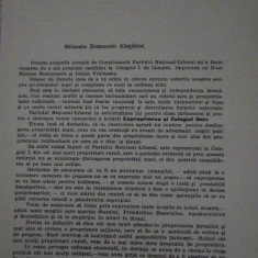 Afiș electoral PROGRAMUL Partidul Național Liberal - Alegerile din 1914