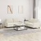 vidaXL Set de canapele cu perne, 2 piese, crem, catifea 3201504