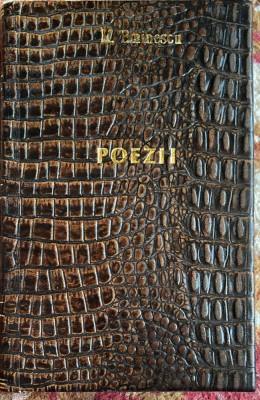 MIHAI EMINESCU,POEZII/PREFATA DE N.MORARU,1950/LEGATURA NOUA IN PIELE/ POZE.. foto
