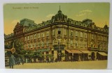 BUCURESTI , HOTEL DE FRANTA , CARTE POSTALA ILUSTRATA , INCEPUT DE SECOL XX