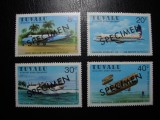 TUVALU AVIATIE SPECIMENE MNH