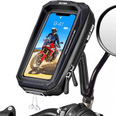 Suport telefon pentru motociclete impermeabil, Rotire la 360°