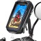 Suport telefon pentru motociclete impermeabil, Rotire la 360&deg;
