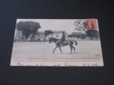 Școala de Cavalerie &bdquo;Courageux&rdquo; din Saumur, Campionatul Cailor de Război - Carte Poștală Vintage Franța (posibil perioada 1900-1940)