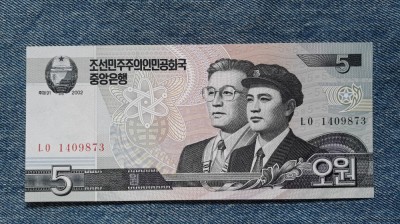 5 Won 2002 Koreea foto