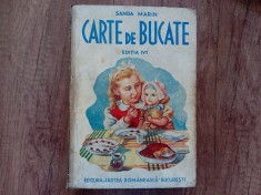Carte de Bucate - Sanda marin, ediția IV-a, 1939 foto
