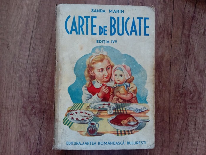 Carte de Bucate - Sanda marin, ediția IV-a, 1939
