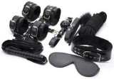 Set Bondage Toyz4Lovers "Fetish Art" 12 piese - Negru