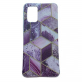 Cumpara ieftin Husa Cover Silicon Geometric pentru Samsung Galaxy S20 Plus Mov