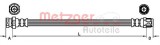 Conducta / cablu frana RENAULT MASTER II platou / sasiu (ED/HD/UD) (1998 - 2010) METZGER 4110213