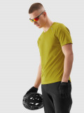 Tricou de ciclism cu uscare rapidă pentru bărbați - galben, 4F Sportswear