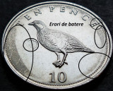 Cumpara ieftin Moneda 10 PENCE - GIBRALTAR, anul 2016 * cod 2210 = erori batere, Europa