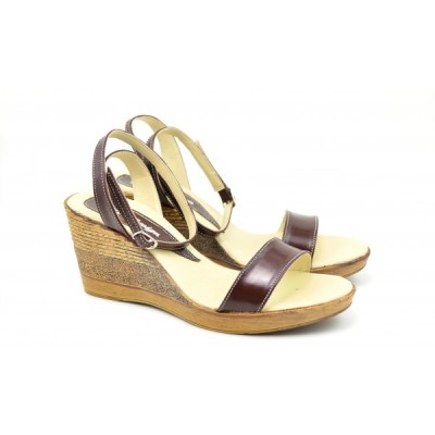 OFERTA marimea 39 - Sandale dama din piele naturala, Made in Romania - LS107M foto