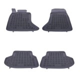 Set covorase auto din cauciuc pentru BMW Seria 5 F10, F11 LCI 2014+ , Rezaw Plast, Negru, 4 Buc