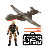 Set figurina Soldat cu Drona si accesorii, ATU-088453, Oem