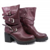 Ghete dama, Caspian, Cas-Natasha, casual, piele naturala, bordo, 35, 37, 39, Burgundy