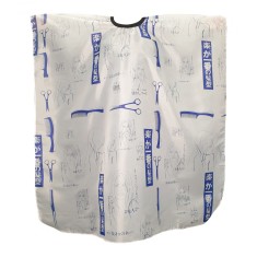 Pelerină Pentru Coafor/Tuns Pentru Frizerie Cu Imprimeu 140X110 Albastră