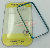 Bumper aluminiu Samsung I9500 Galaxy S4 turcoaz