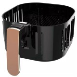 Cos pentru friteuza cu aer cald, maner roze, 25,5x24x13 cm, Klausberg