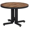 Gossi masuta de cafea rotunda, &Oslash;55x40 cm, lemn masiv de tec reciclat