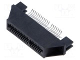 Conector de margine PIN 40 1mm gold flash SMT SAMTEC pentru PCB