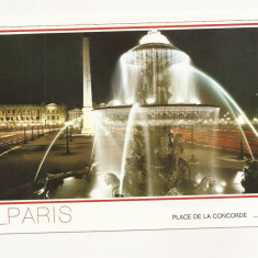 FA17-Carte Postala- FRANTA - Paris, Place de la concorde, necirculata