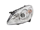 Far Mercedes Clasa B (W245) 05.2005-02.2008 TYC partea Stanga, tip bec H7+H7, reglaj pneumatic