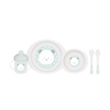 Set complet de masa, 5 piese, Jungle Party, Mint