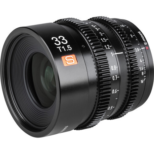 Obiectiv manual Viltrox 33mm T1.5 Cine Super35 pentru Sony E-mount