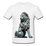 Tricou &quot; Lion sculpture &quot;