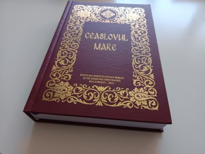 CEASLOVUL MARE/ FORMAT DE STRANA. PUBLICAT CU APROBAREA SF. SINOD SI BINECUVANTAREA PF DANIEL IN 2022 foto