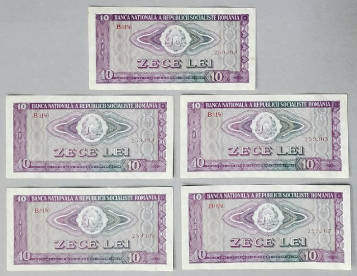 10 LEI 1966, 5 SERII CONSECUTIVE