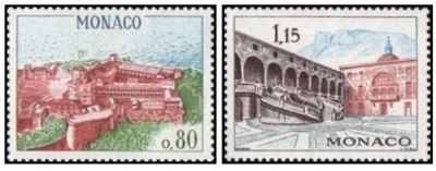 Monaco 1969 - cladiri, serie neuzata foto