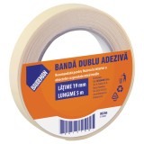 Banda dublu adeziva pentru fixare, Baudeman 8356, 5 m x 19 mm