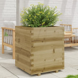 Jardiniera de gradina, 60x60x72,5 cm, lemn de pin impregnat GartenMobel Dekor, vidaXL