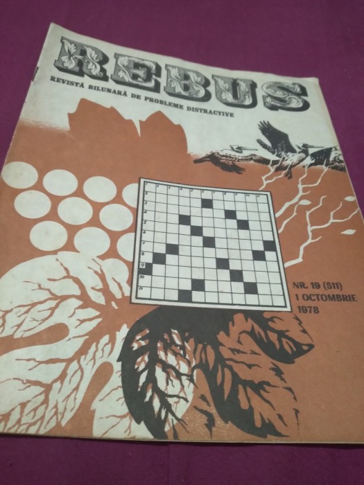 REVISTA REBUS NR.19 / 1 OCTOMBRIE 1978