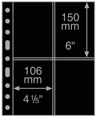 Set folii GRANDE2ST (A4) pentru carti postale (5 folii) foto