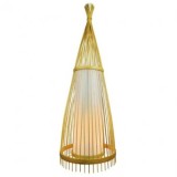 Lampa podea din rattan soclu E27, 150cm