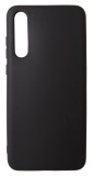 Husa Silicon Mat Neagra Huawei P20 Pro, Anti-soc, Anti-amprenta, Anti-alunecare