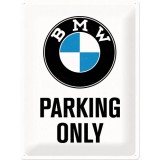 Placa metalica - BMW - Parking Only L - 30x40 cm, ART